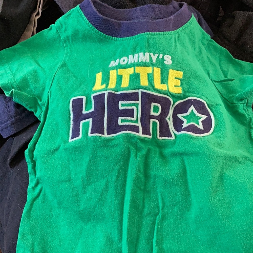 Child of mine mommy’s little hero tee 18 months